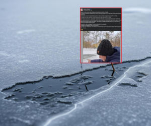 Pod 9-latkami pękł lód! Oleksandr i Grzegorz uratowali dzieci