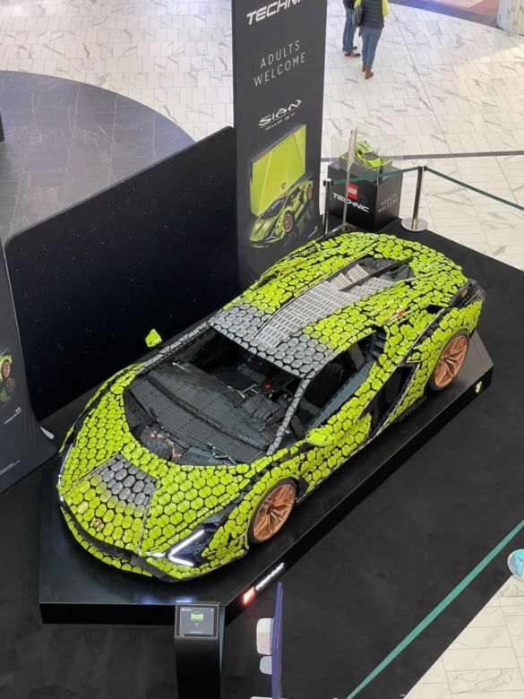 Lamborghini Sian z klocków LEGO