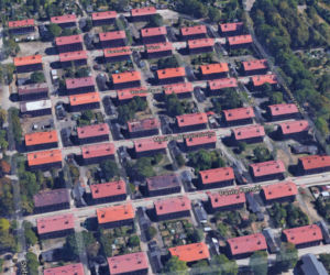 Osiedle Borsiga (widok satelitarny)