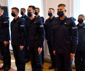 Podlaska policja ma nowych funkcjonariuszy. Złożyli uroczyste ślubowanie [ZDJĘCIA]