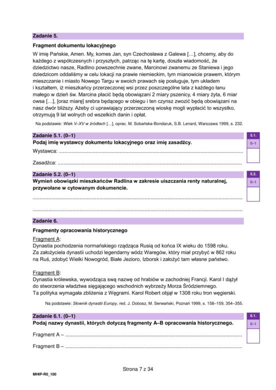 Matura 2026: historia rozszerzona 18.05.2026 r. Arkusze CKE [Formuła 2023]