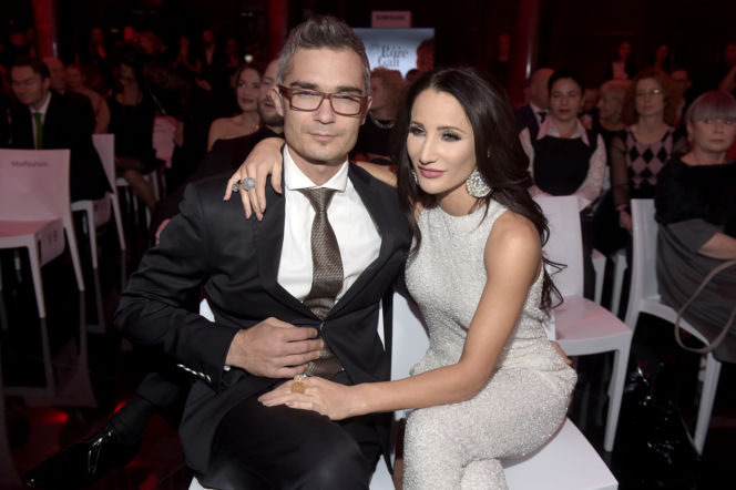 Justyna Steczkowska z mężem