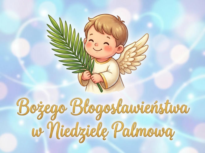 Kartka na Niedzielę Palmową