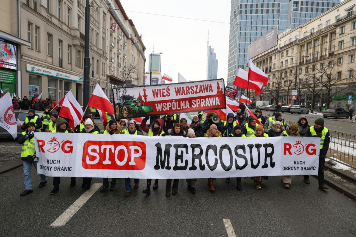 Protest rolników w Warszawie (9.01.2026)