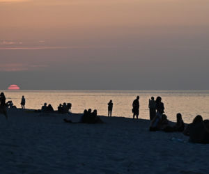 Zachód słońca w Jastarni