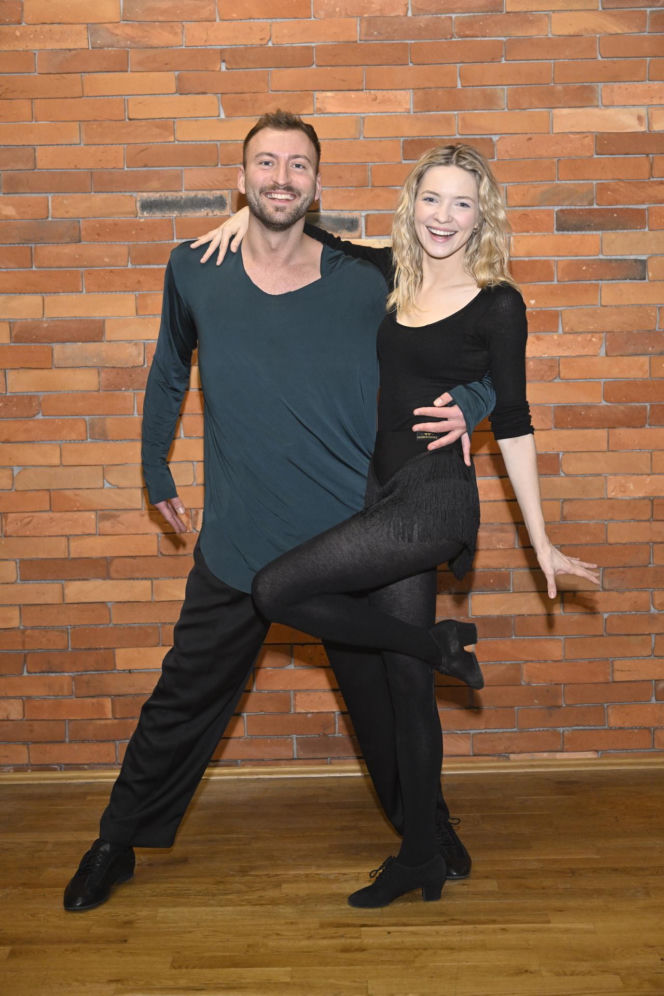 Kulesza uczy Gałązkę tańczyć