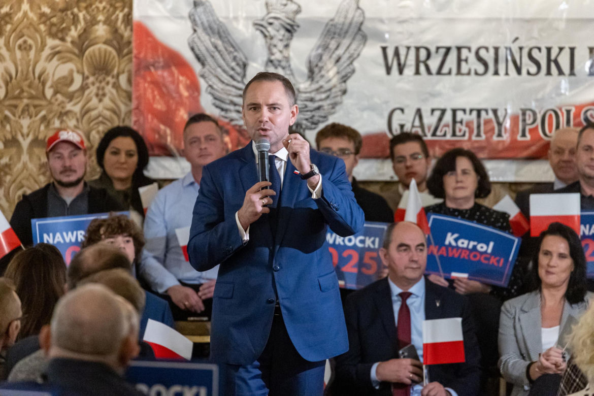 Nawrocki z rodziną na zakupach świątecznych