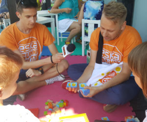 Patrol Eska Summer City na Wyspie Młyńskiej