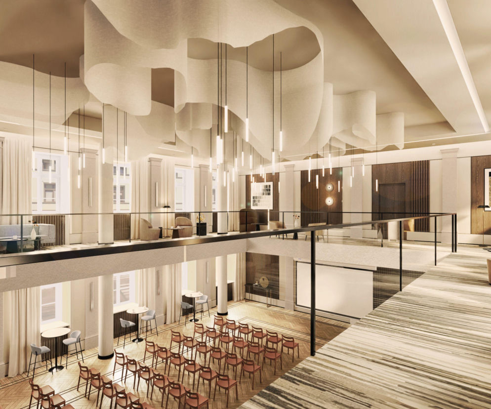 Wnętrza hotelu AC Hotel Warsaw Port Praski