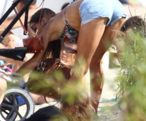 Marta zachwyca na sopockiej plaży
