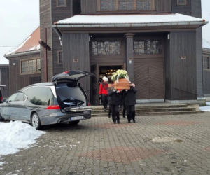 Pogrzeb górnika z kopalni Bielszowice