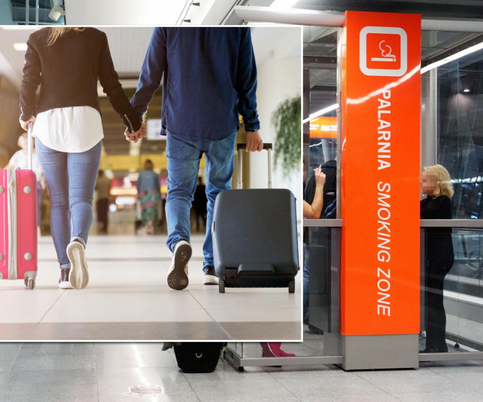 Wymarzona podróż zamieniła się w koszmar. Para utknęła w palarni na lotnisku… tuż przed wylotem