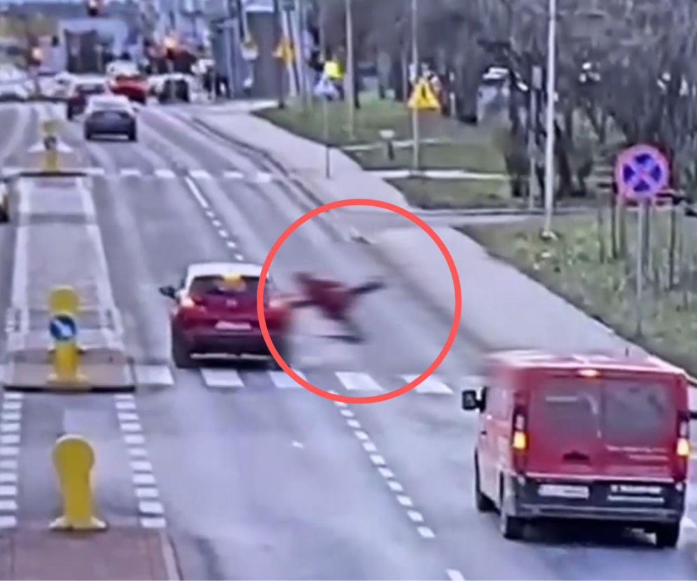 Wstrząsające nagranie z potrącenia na pasach. Nie zauważyłem pieszej