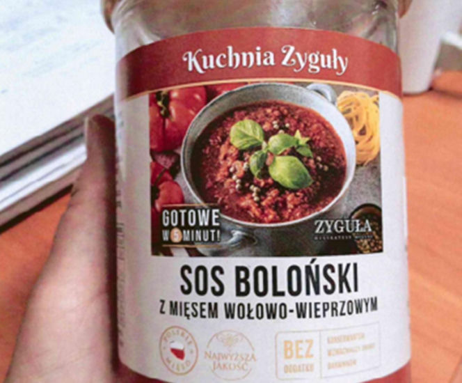 Sos boloński z mięsem wołowo-wieprzowym