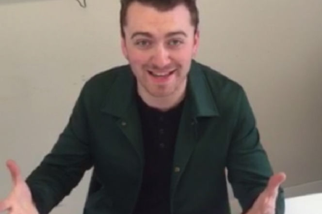 Sam Smith - kadr z filmu na Twitterze