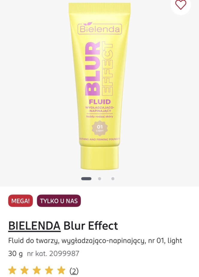 Podkład Bielenda Rossmann