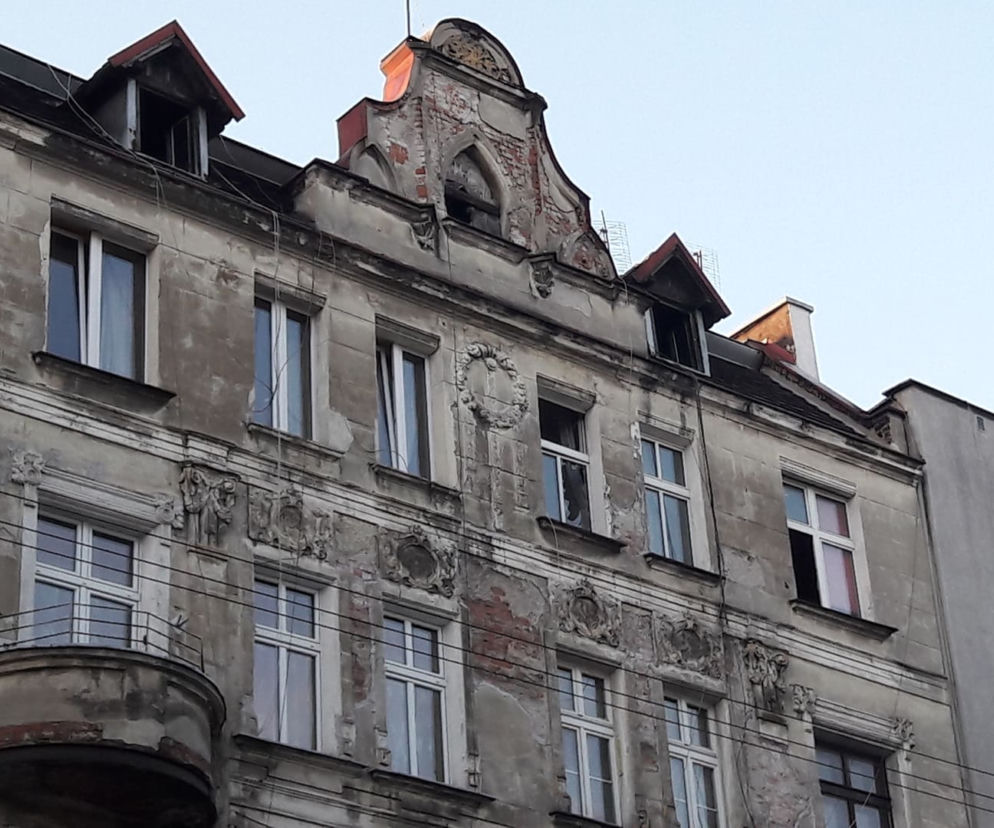 Pożar w kamienicy przy Kleczkowskiej we Wrocławiu