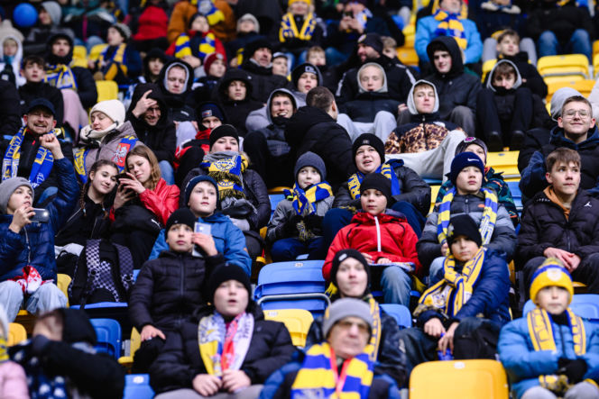 Arka Gdynia - Raków Częstochowa, zdjęcia kibiców i piłkarzy z meczu 17. kolejki PKO BP Ekstraklasy