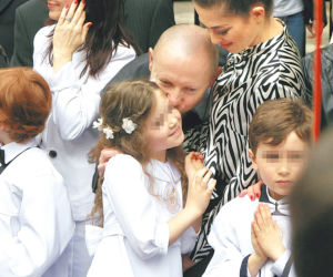 Kukulska posłała córkę do komunii