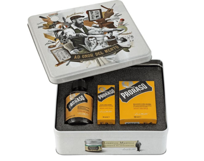 Proraso Metal Box Beard Care Wood and Spice