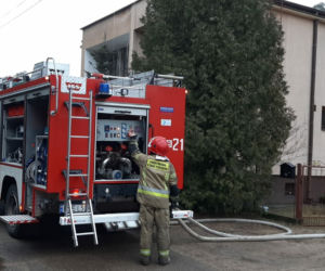 Głęboki Bród. Pożar domu. Ogień pojawił się w kuchni