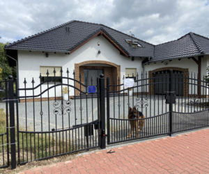 Zawisła na płocie i zmarła