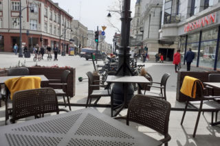 Już są! Na Piotrkowskiej pojawiły się ogródki