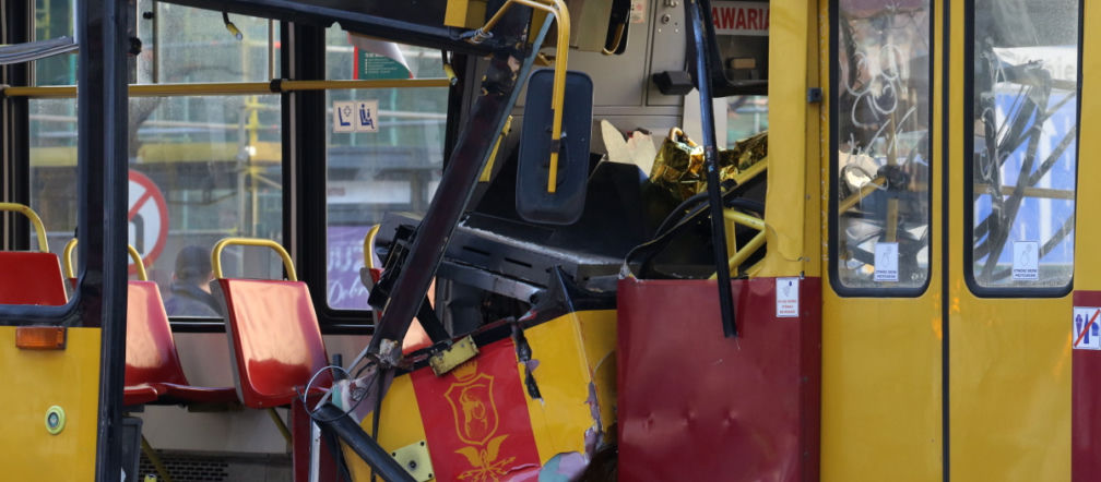 Zderzenie tramwajów w Al. Jerozolimskich