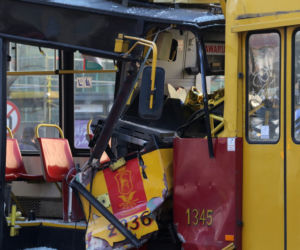 Zderzenie tramwajów w Al. Jerozolimskich