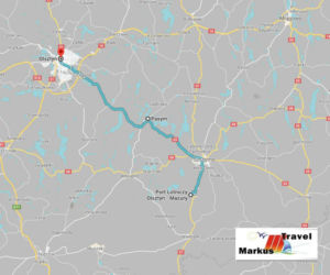 Wakacje 2021. Będą połączenia autobusowe z lotniska w Szymanach na Mazury! [MAPY]
