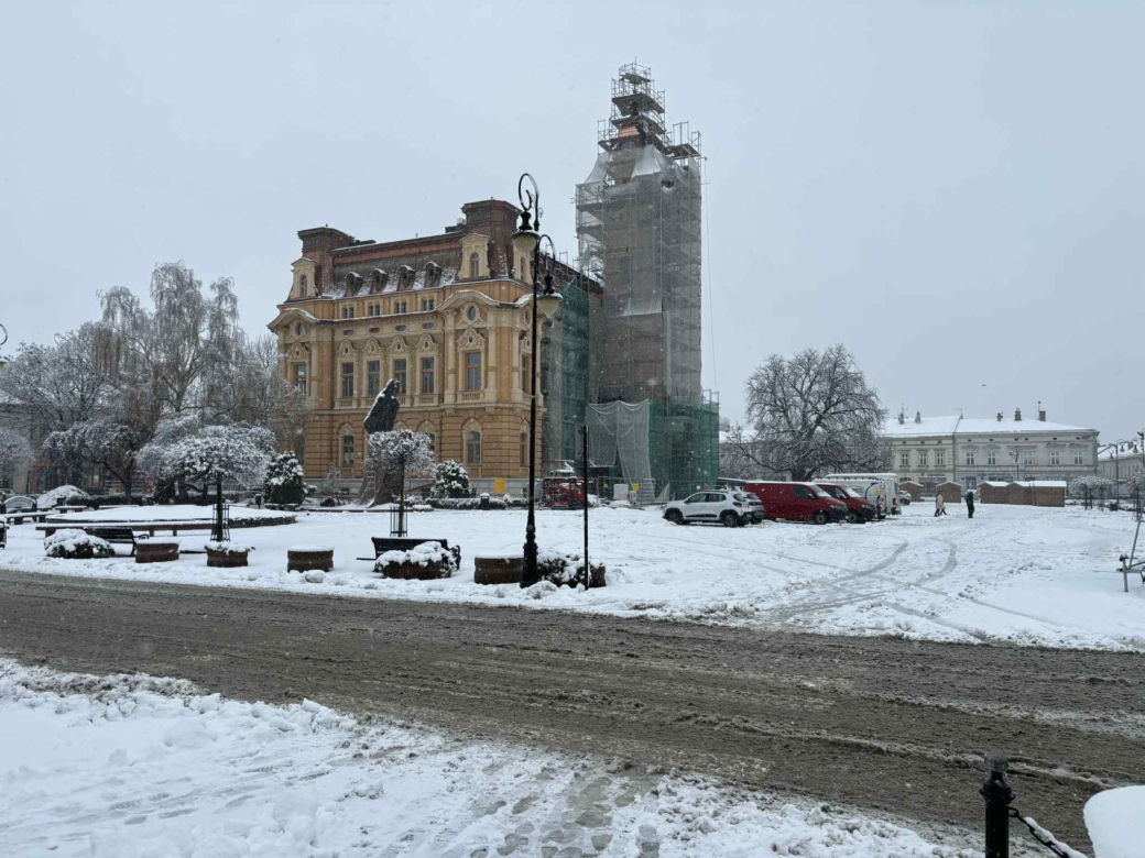 Zima w Nowym Sączu