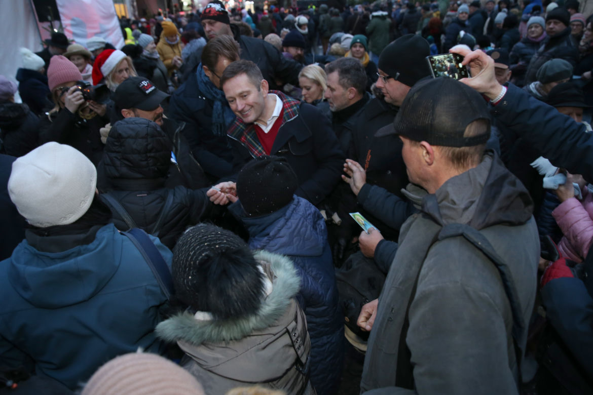Wiceprezydent Warszawy podzielił się opłatkiem