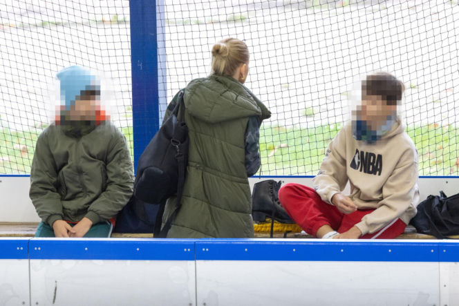 Aneta Zając na łyżwach