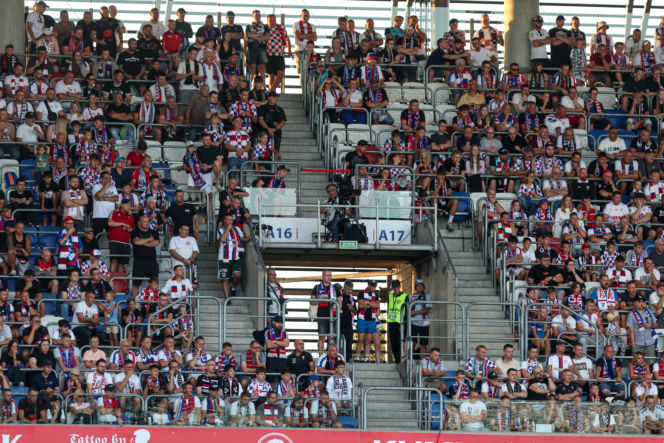 Górnik Zabrze - Ferencvaros: Zdjęcia kibiców z meczu 3. rundy eliminacji Ligi Europy
