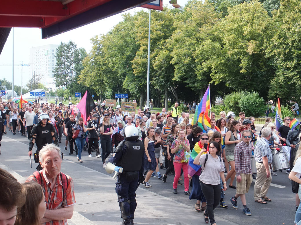 I Marsz Równości w Białymstoku 20.07.2019