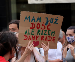 Demonstracja Nie damy się zastraszyć w Toruniu