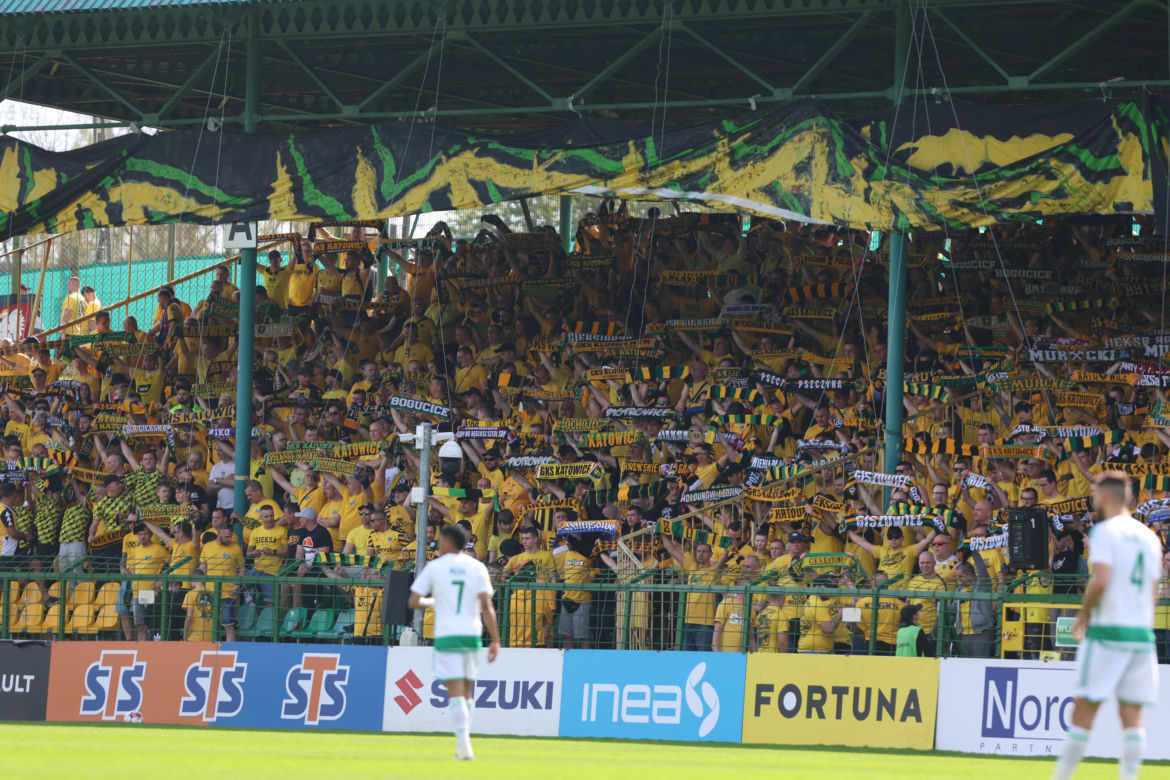 GKS Katowice - Lecha Gdańsk ZDJĘCIA kibiców 