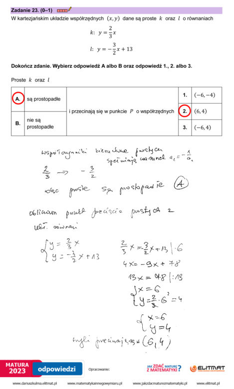 Matura 2023: matematyka. Arkusze CKE i odpowiedzi [Formuła 2023]	