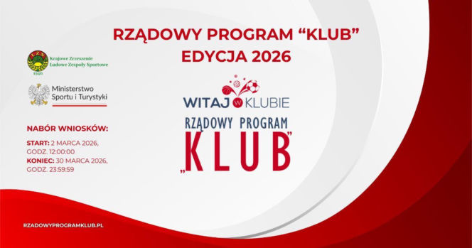 Rządowy Program Klub 2026