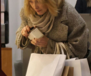 Anna Kalczyńska na zakupach