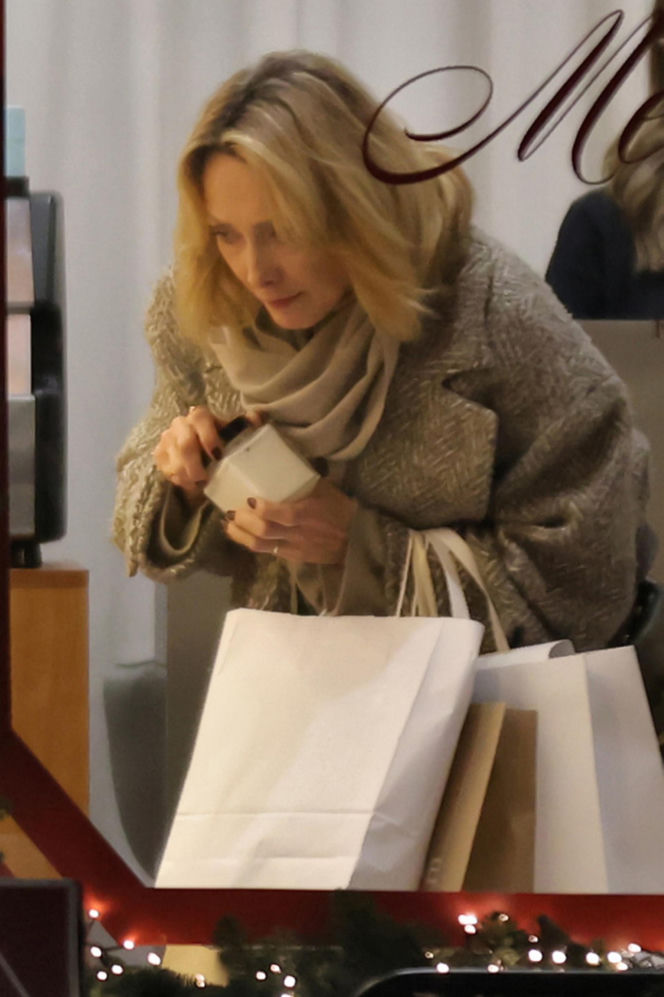 Anna Kalczyńska na zakupach