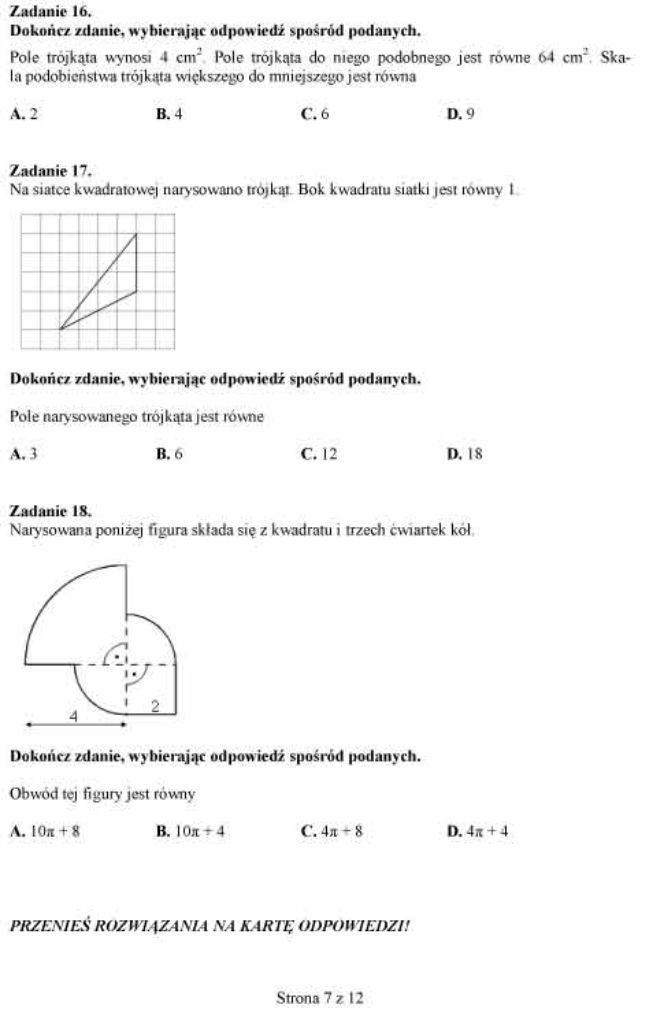 Próbny EGZAMIN GIMNAZJALNY grudzień 2011 - MATEMATYKA: jakie były PYTANIA, ARKUSZE, ODPOWIEDZI, PRZECIEKI