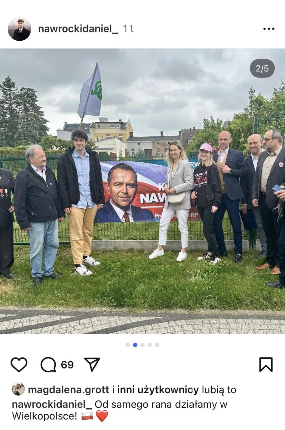 Daniel Nawrocki i jego dziewczyna, Magdalena Grott 