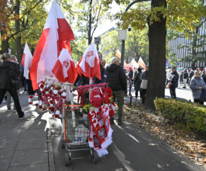 Protest pod TK. Kaczyński