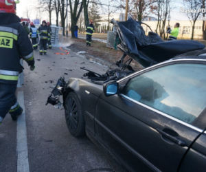 Doszło do rozszczelnienia zbiornika z ciekłym azotem