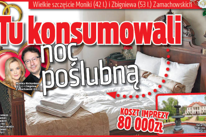 Tu konsumowali noc poślubną