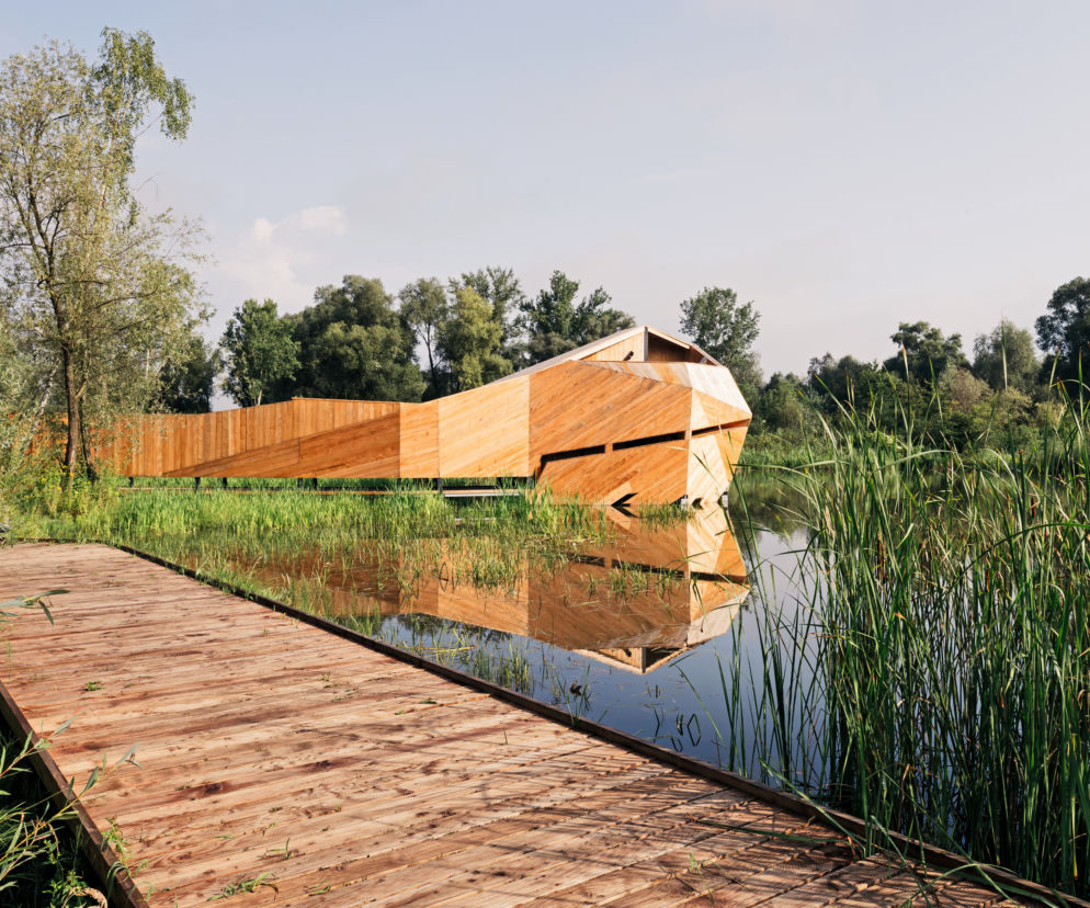 Bobrowisko w Starym Sączu, proj. 55 Architekci, Wojciech Świątek, Anna Szewczyk-Świątek