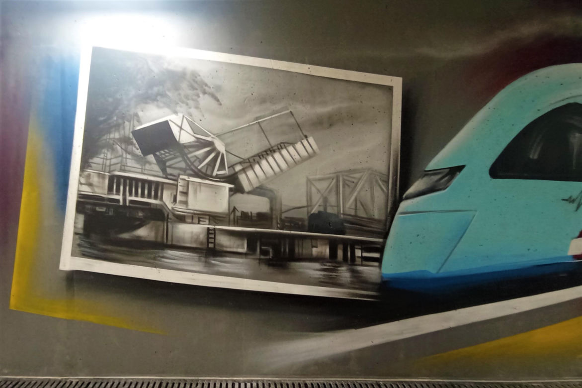 Tunel na stacji w Szczecinie Podjuchach