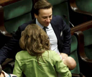 Bosakowie przyszli do Sejmu ze Stefankiem