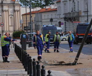 Wielka awaria wodociągowa w Śródmieściu